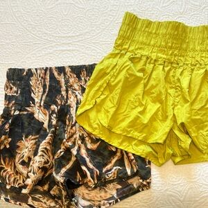 Bundle of “The Way Home” Free People Movement Shorts, Size Medium